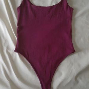 Naked Wardrobe Purple Tank Bodysuit